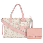 Ivory & Pink Baby Changing Bag, 1, hi-res